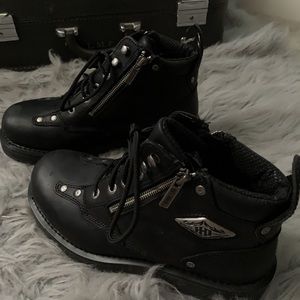 Harley Davison chunky boots